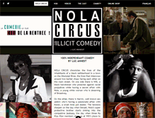Tablet Screenshot of nolacircus.com